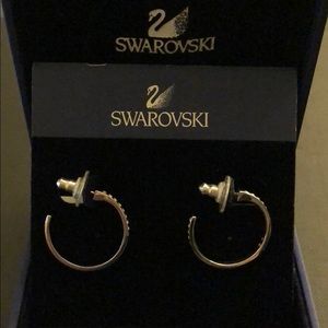 NWT! Swarovski New Round Earrings